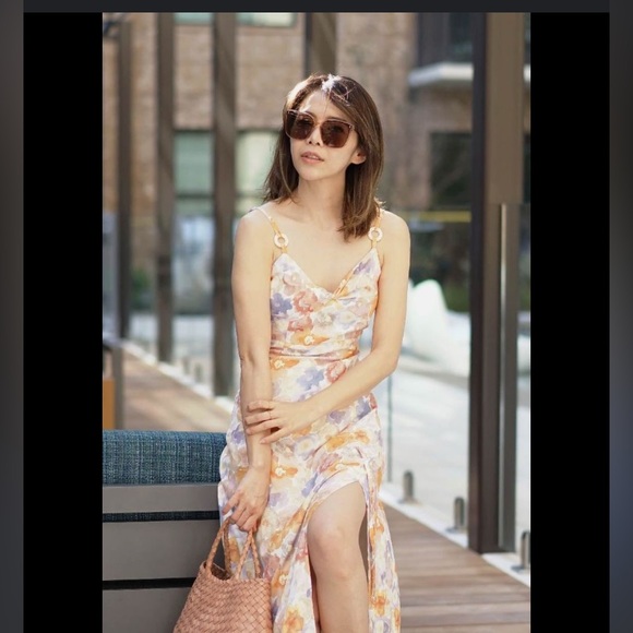 Petite Studio NYC Neesha Dress in Watercolor - Picture 5 of 16